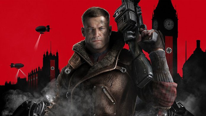 In foto il protagonista del videogioco Wolfenstein II: The New Colossus.