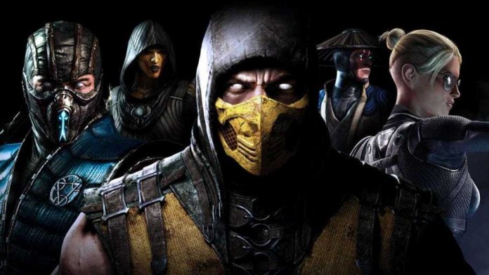 Il personaggio Scorpion nel videogioco Mortal Kombat.