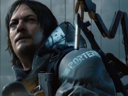 In foto il protagonista del videogioco Death Stranding.