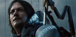 In foto il protagonista del videogioco Death Stranding.