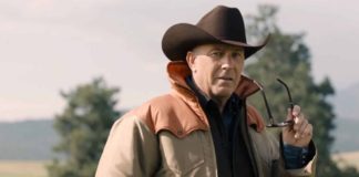 Kevin Costner nella serie Yellowstone.