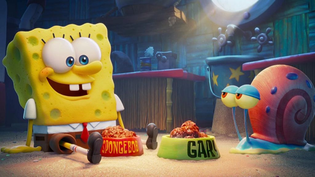 La spugna Spongebob nel film SpongeBob – Amici in fuga.
