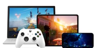 La foto di Xbox Cloud Gaming con le periferiche compatibili.