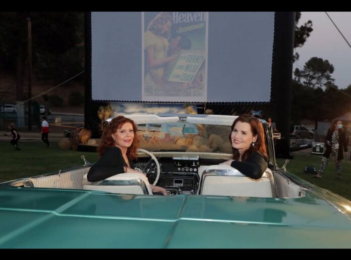 Thelma.louise.anniversario6 In foto Geena Davis e Susan Sarandon.