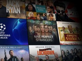 Una foto del palinsesto streaming di Amazon Prime.