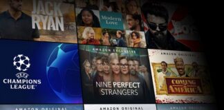 Una foto del palinsesto streaming di Amazon Prime.