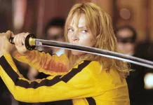 Uma Thurman nel film Kill Bill.