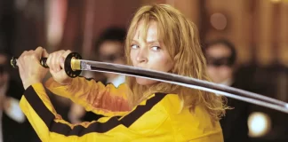 Uma Thurman nel film Kill Bill.