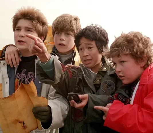 In foto i protagonisti del film I Goonies.