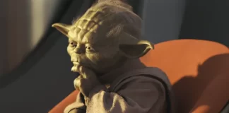 In foto lo jedi Yoda.