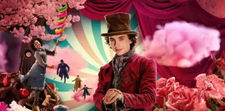 Timothée Chalamet nel film Wonka.