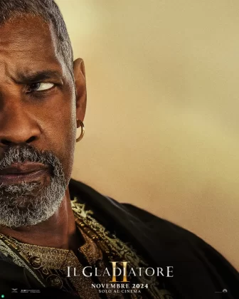 Il Gladiatore II character poster Denzel Washington