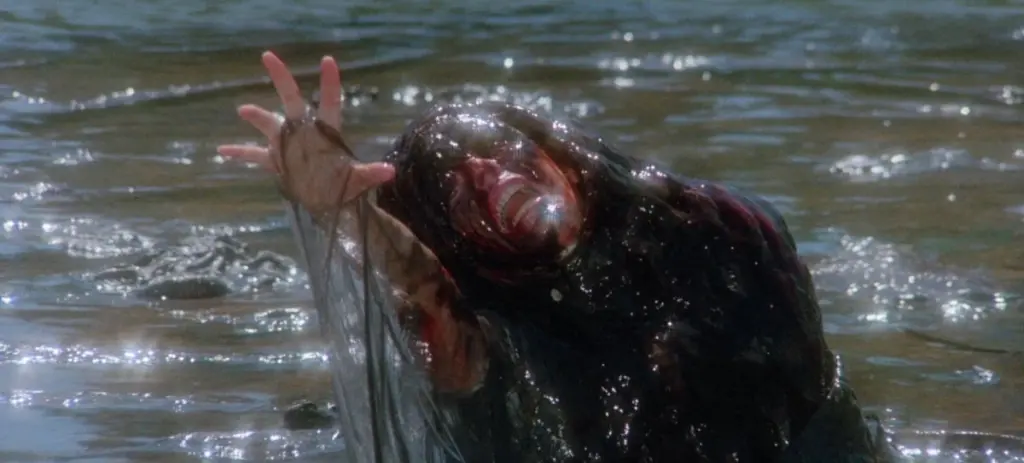 Creepshow 2 in foto una vittima di una creatura del lago