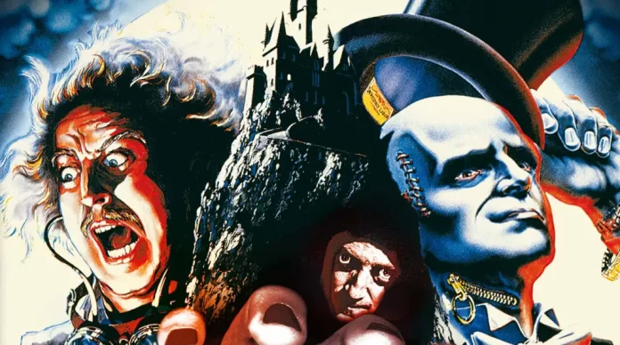 Una immagine del poster del film Frankenstein Junior.