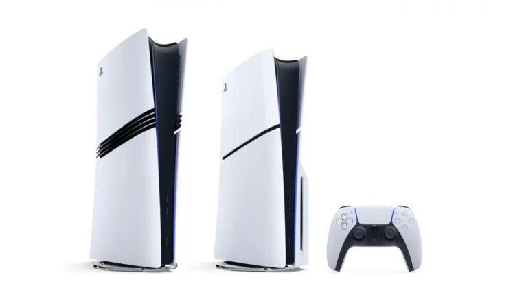 Playstation 5 Pro foto con dualsense