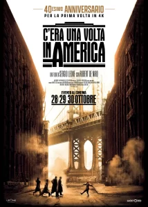 C'era una volta in America Sergio Leone 4K poster