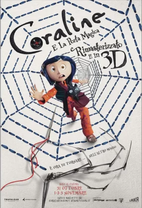 Coraline e la porta magica rimasterizzato poster