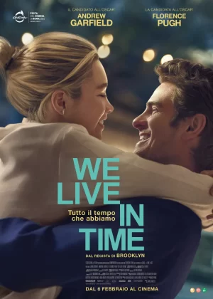 Andrew Garfield e Florence Pugh nel poster di We Live in Time.
