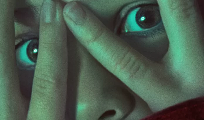 Un'immagine del film horror Wolf Man.