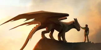 In foto il drago protagonista del film live action Dragon Trainer.