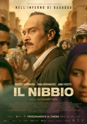 Claudio Santamaria nel poster del film Il nibbio.