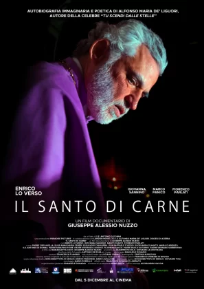 Enrico Lo Verso nel poster del film Il santo di carne.