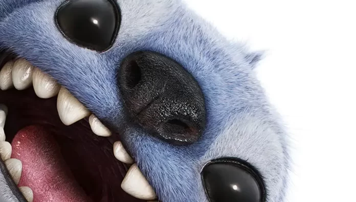 In foto la creatura protagonista del film live action Lilo & Stich.