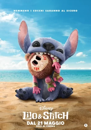 Il poster del film live action Lilo & Stich.