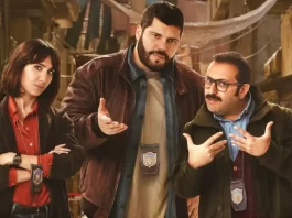 Salvatore Esposito nella locandina della serie Piedone - Uno sbirro a Napoli.