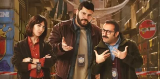 Salvatore Esposito nella locandina della serie Piedone - Uno sbirro a Napoli.