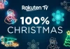 In foto la copertina del canale 100% Christmas di Rakuten TV.