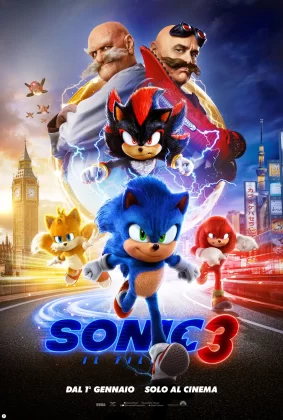 Il nuovo poster del film live action Sonic 3.