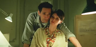 In foto Adrien Brody nel film The Brutalist.