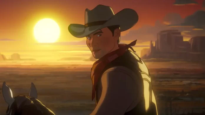 In foto un cowboy nella terza stagione di What If…?