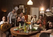 In foto alcuni attori del film Amerikatsi.