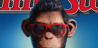 In foto Robbie Williams è una scimmia in Better Man.