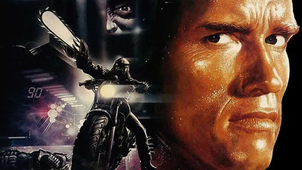In foto Arnold Schwarzenegger nel film L'implacabile.