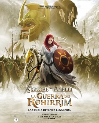 Il poster del film Il Signore degli Anelli: La Guerra dei Rohirrim.