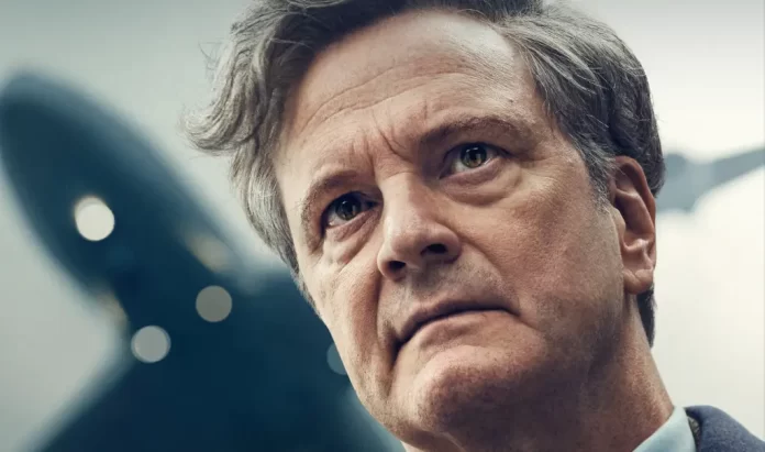 Colin Firth nella serie Sky Lockerbie: Attentato sul volo Pan Am 103.