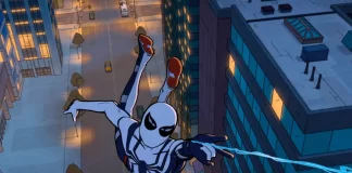 L'uomo ragno nella serie Il Vostro Amichevole Spider-Man di quartiere.