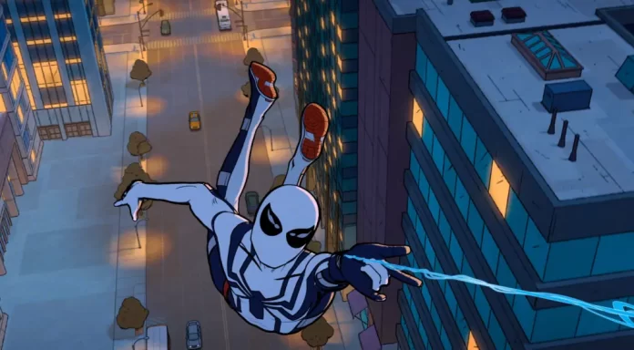 L'uomo ragno nella serie Il Vostro Amichevole Spider-Man di quartiere.