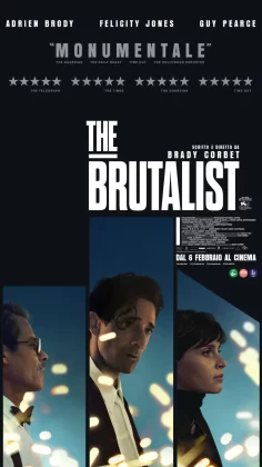 Il nuovo poster del film The Brutalist.
