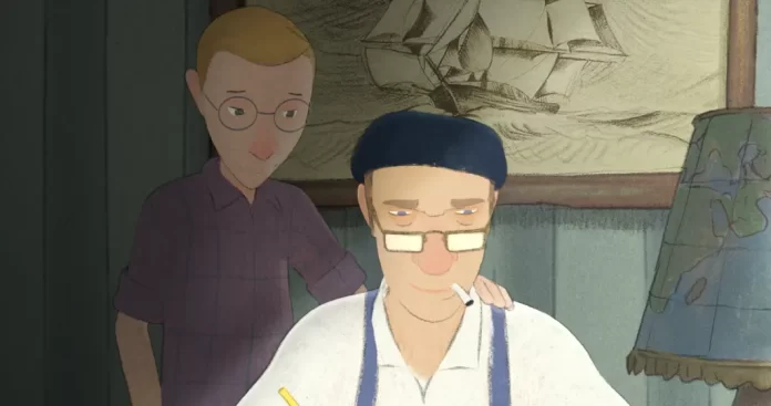 PIerre e François nel film Una barca in giardino.