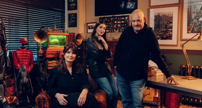 In foto Valérie Perrin, Leïla Bekhti e Jean-Pierre Jeunet.