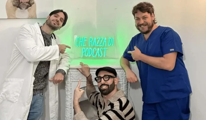 In foto i protagonisti del podcast Che razza di podcast.