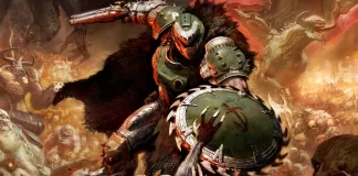 Il marine protagonista del videogioco DOOM: The Dark Ages.
