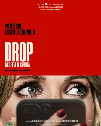 Il poster del film Drop.