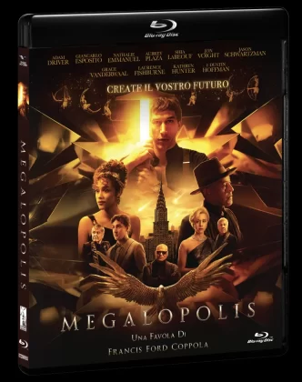 L'edizione Blu-Ray del film Megalopolis.