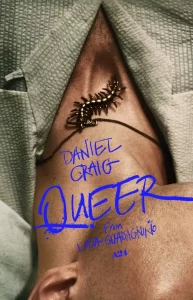 Il poster del film di Luca Guadagnino Queer.
