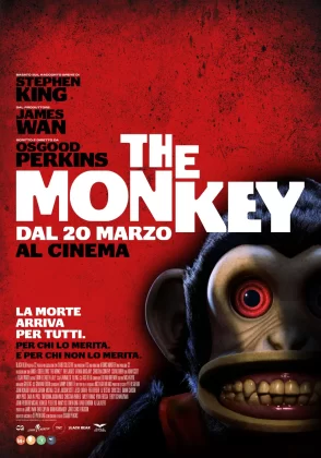 Il poster del film horror The Monkey.
